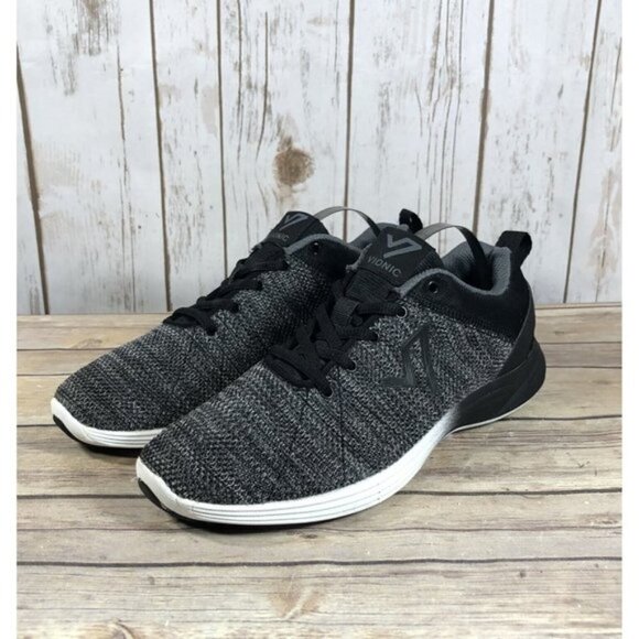 Vionic Black Gray Knit Agile Adley 335 Sneakers Size 6m - Picture 1 of 8